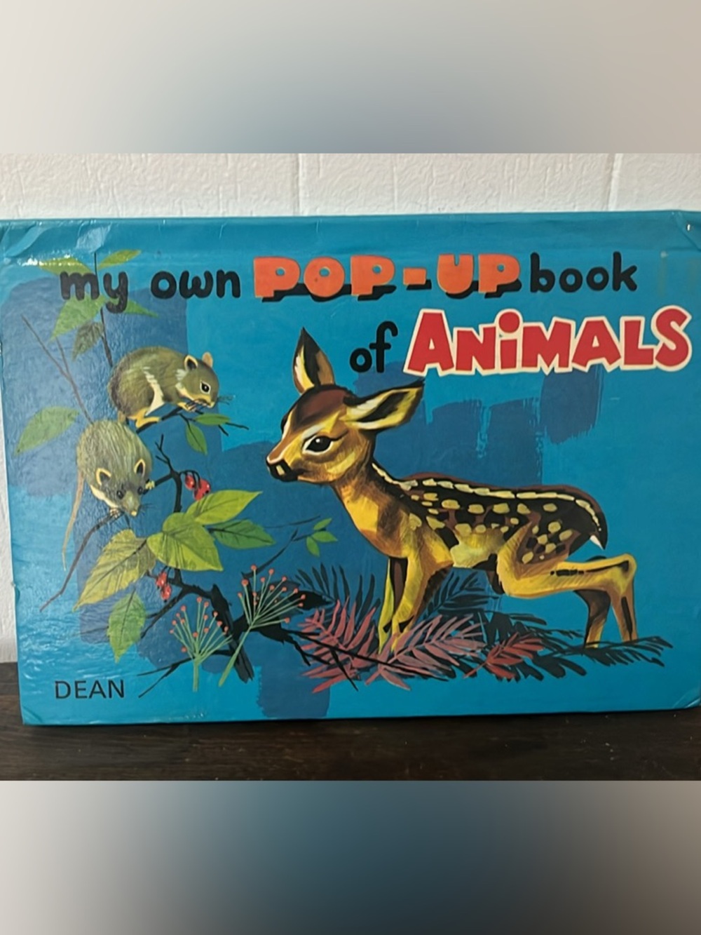 VTG 1974 My Own Pop-Up Book of Animals Dean & Son - Rare Collectible